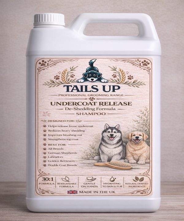 Tails Up Undercoat Release De-Shedding Dog Shampoo